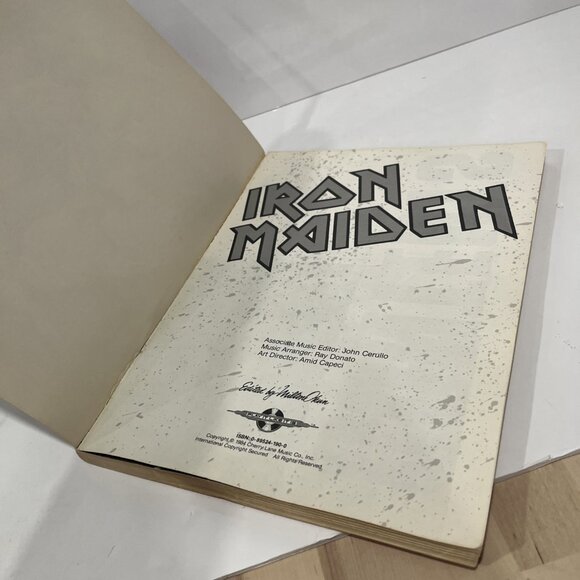 Iron Maiden Play It Like It Is Guitar Tablature Sheet Music Book Cherry Lane - Picture 7 of 8